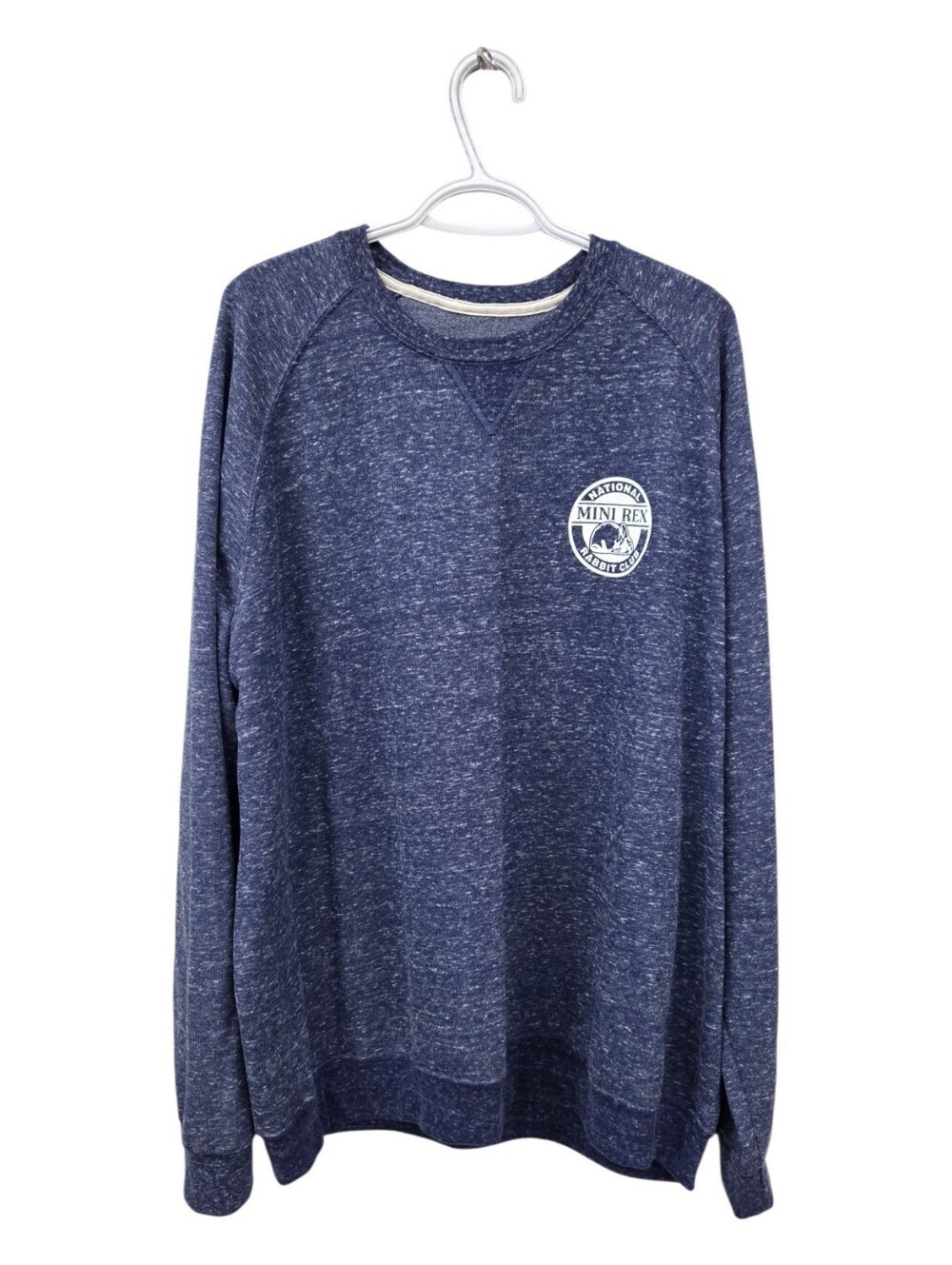 National Mini Rex RC Bunny Rabbit Crew Neck Sweatshirt 2x